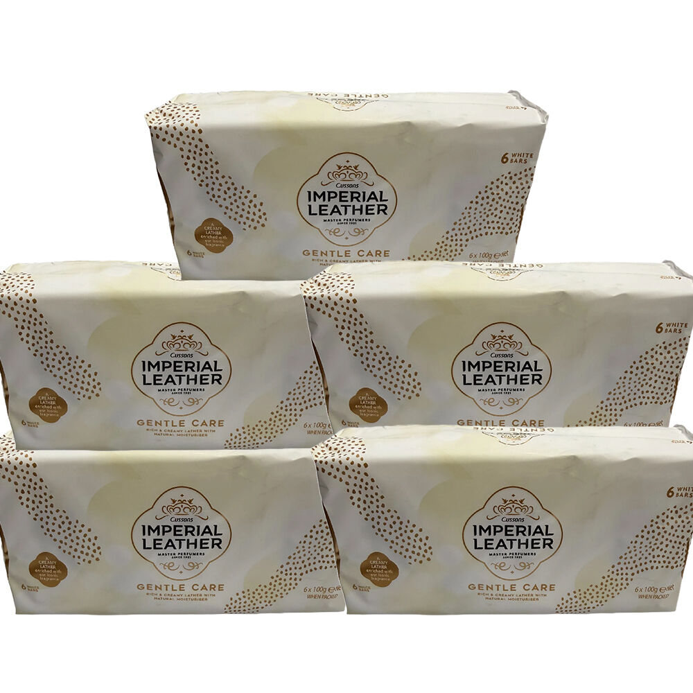 Cussons Imperial Leather Gentle Care Soap Bars 5 x 6 Pack 100g