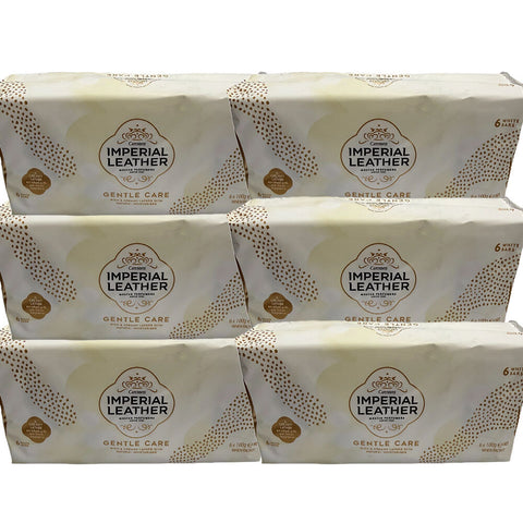 Cussons Imperial Leather Gentle Care Soap Bars 6 x 6 Pack 100g