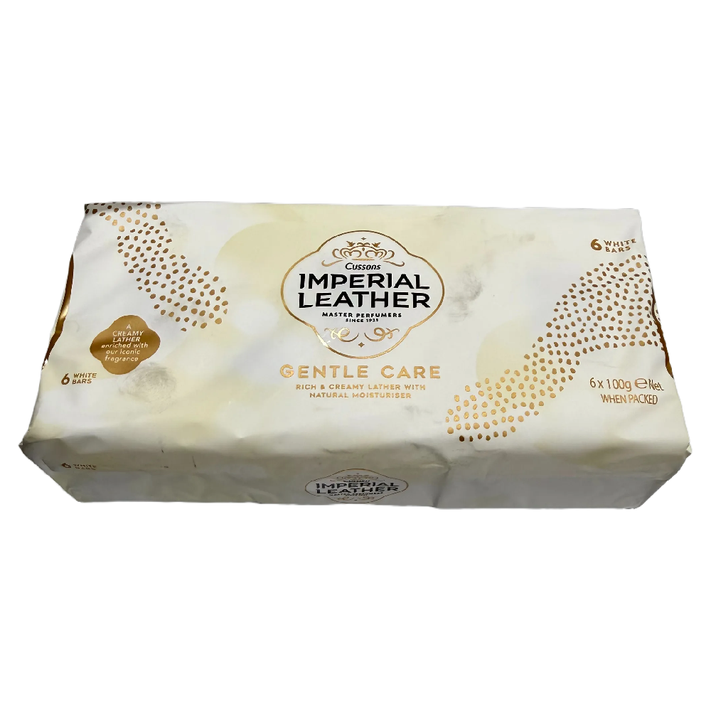 Cussons Imperial Leather Gentle Care Soap Bars 6 Pack 100g Creamy Lather