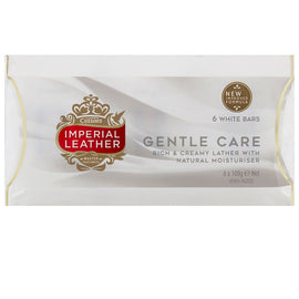 Cussons Imperial Leather Gentle Care Soap Bars 6 Pack 100g Creamy Lather x 6