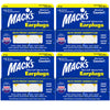 Macks Pillow Soft Silicone Putty Earplugs 4 Pack 8 Pairs NRR 22 dB