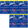 Macks Slim Fit Soft Foam Earplugs 5 Pair NRR 31 dB Bundle Pack