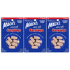 Macks Ultra Soft Foam Earplugs 3 Pairs NRR 33dB Noise Reduction Pack