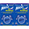 Macks Aqua Block 2x 1 Pair Plus Storage Case Superseal Ultra Soft Silicone