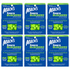 Macks Snore Blockers 12 Pair Travel Case Pack of 6 Foam Earplugs NRR32