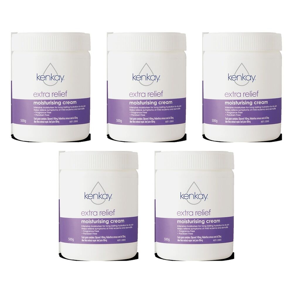 Kenkay Dermatological Extra Relief Cream 500g Pack of 5