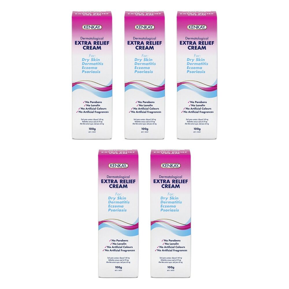 Kenkay Extra Relief Moisturising Cream 100g Pack of 5