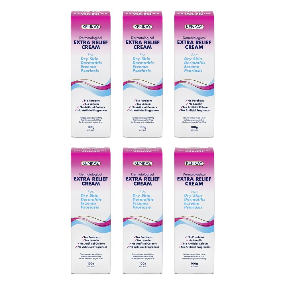 Kenkay Extra Relief Moisturising Cream 100g Pack of 6