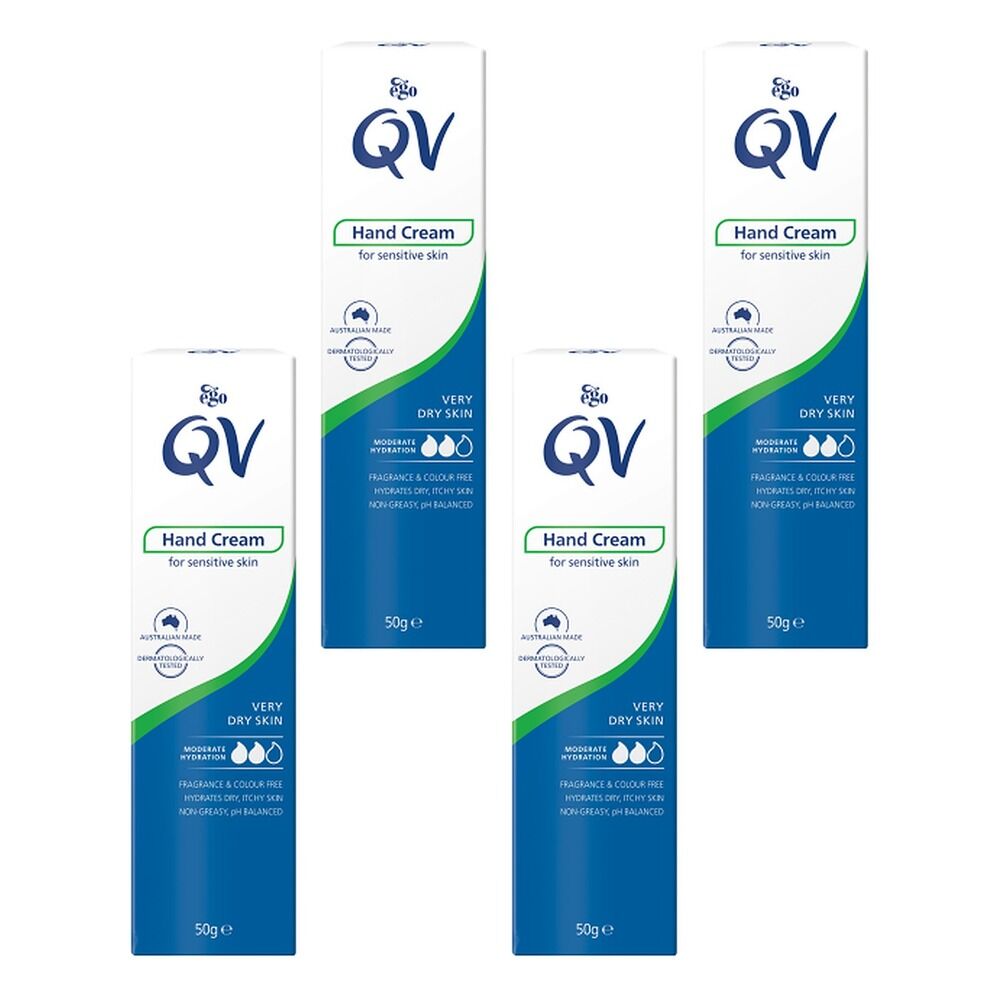 Ego QV Hand Cream 50g Pack of 4