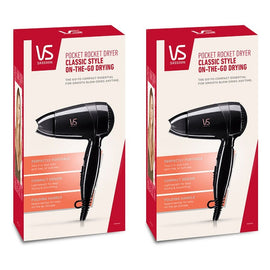 VS Sassoon Pocket Rocket Pro Hair Dryer Pack of 2