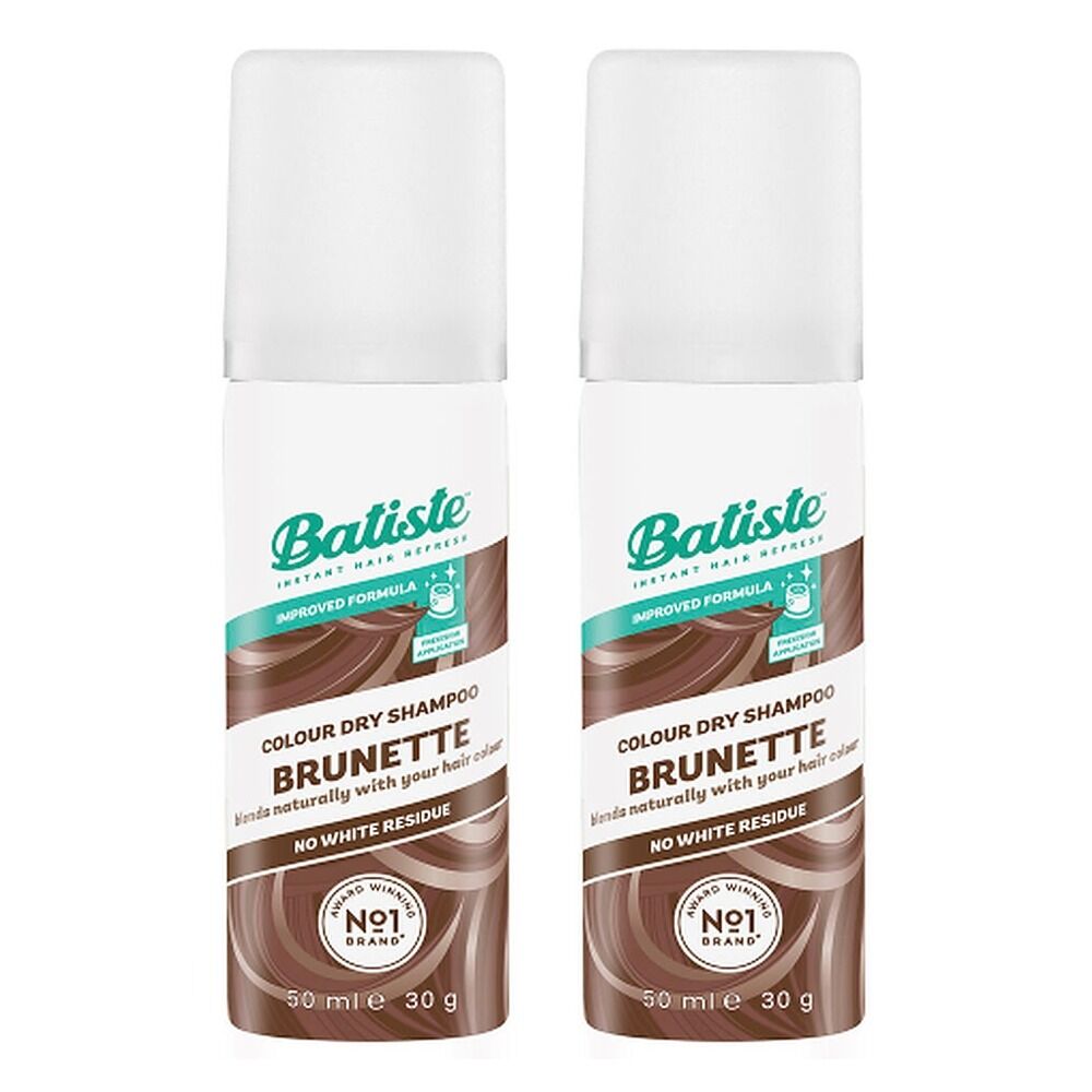 Batiste Brunette Dry Shampoo 50mL Pack of 2
