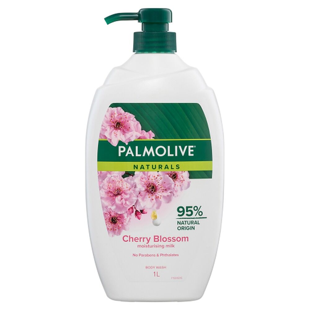 Palmolive Naturals Milk & Cherry Blossom Body Wash 1L