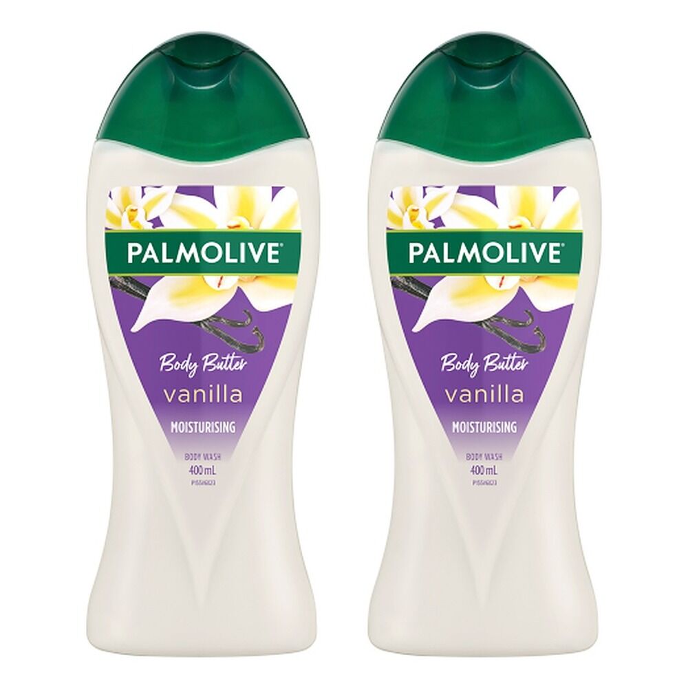 Palmolive Body Butter Vanilla Body Wash 400mL Pack of 2