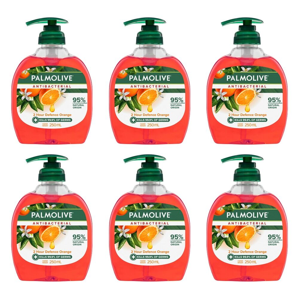 Palmolive Antibacterial Hand Wash 2 Hour Defence 250mL Pack of 6