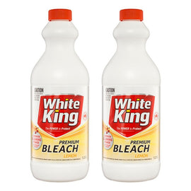 White King Premium Bleach Lemon 1.25L x 6 Bundle of 2