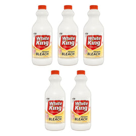 White King Premium Bleach Lemon 1.25L x 6 Bundle of 5