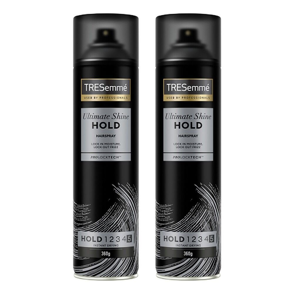 TRESemme Ultimate Hold Platinum Shine Lacquer 360g Pack of 2