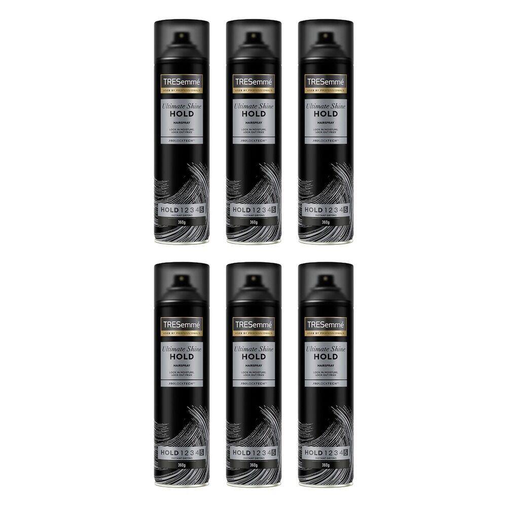 TRESemme Ultimate Hold Platinum Shine Lacquer 360g Pack of 6