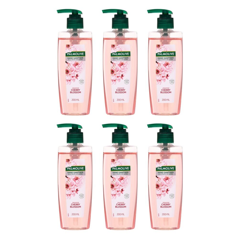 Palmolive Hand Sanitiser Japanese Cherry Blossom 200mL Pack of 6