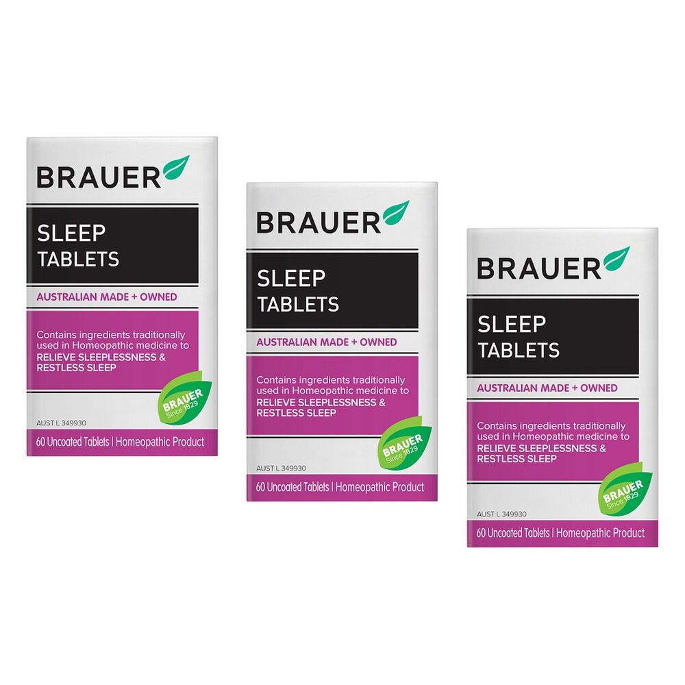 Brauer Sleep 60 Tablets Pack of 3