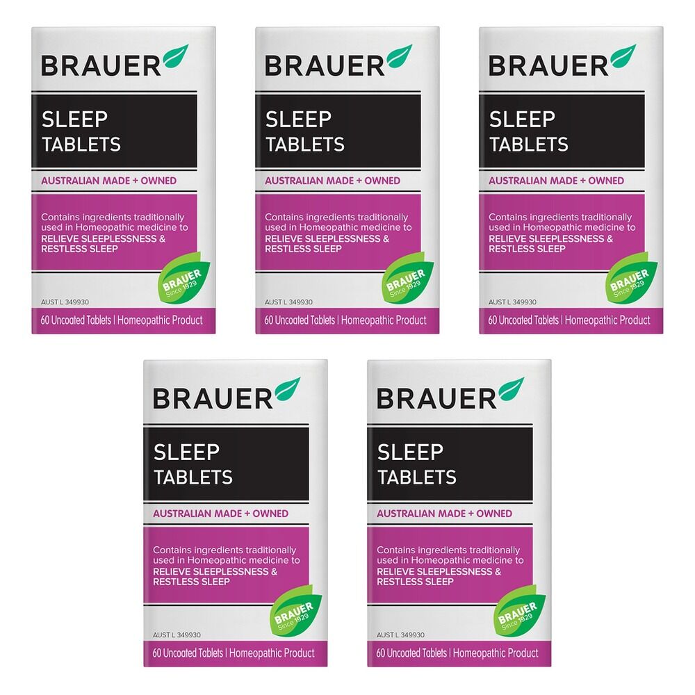 Brauer Sleep 60 Tablets Pack of 5