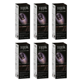Toppik Hair Building Fibres Dark Brown 27.5g Pack of 6