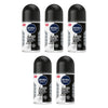 NIVEA MEN Black & White Invisible Original 72H Anti-Perspirant 50mL Pack of 5