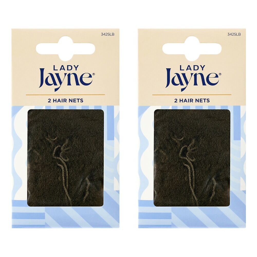 Lady Jayne Light Brown Hair Nets 2 Pack Bundle of 2