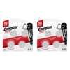 Energizer 2032 Lithium Coin Batteries 4 Pack Bundle of 2
