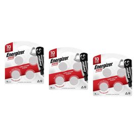 Energizer 2032 Lithium Coin Batteries 4 Pack Bundle of 3