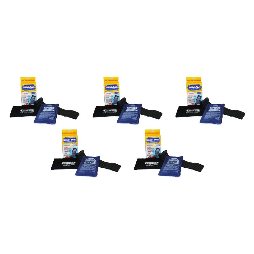 Medi-Ice Pak Universal Hot & Cold Wrap Pack of 5