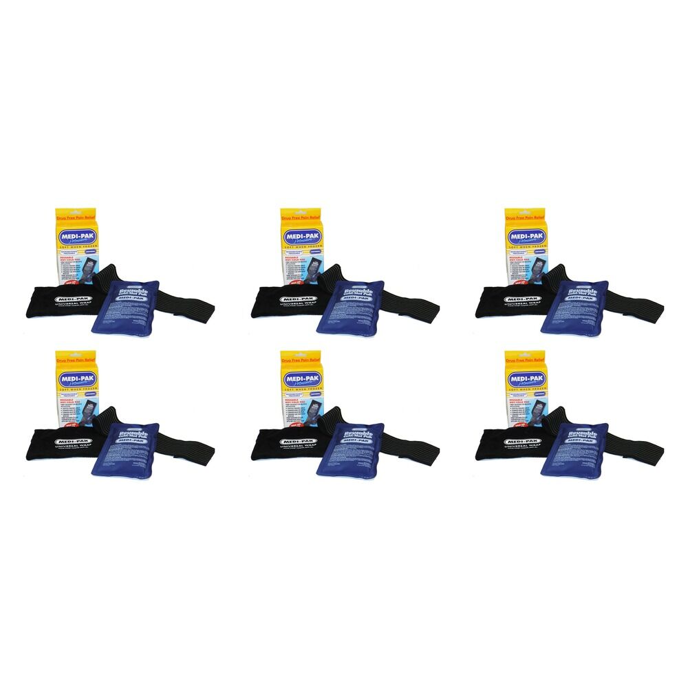 Medi-Ice Pak Universal Hot & Cold Wrap Pack of 6