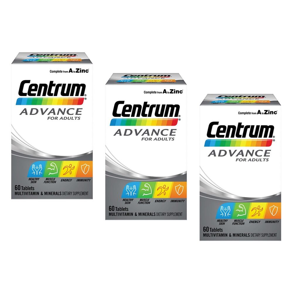 Centrum Advance 60 Tablets Pack of 3