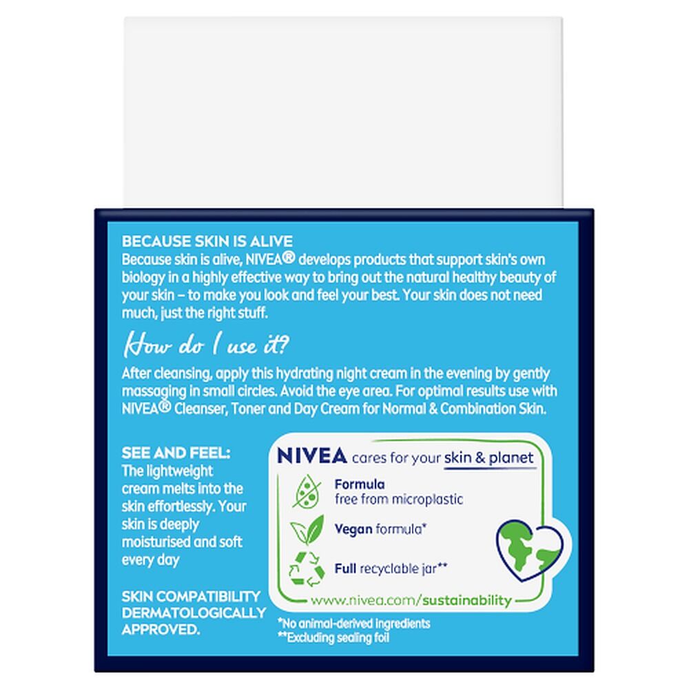 NIVEA Hydrating Night Cream 50mL