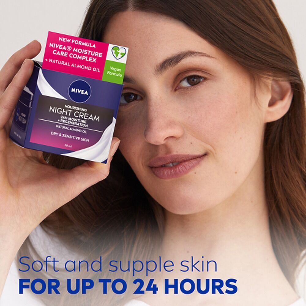 NIVEA Nourishing Night Cream 50mL