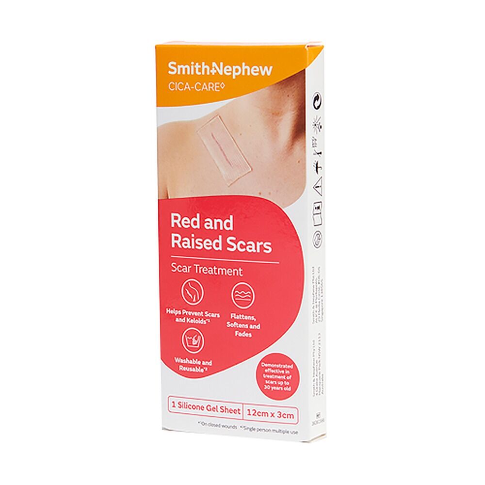 Cica-Care Scar Treatment Silicone Gel Sheet 12cm x 3cm