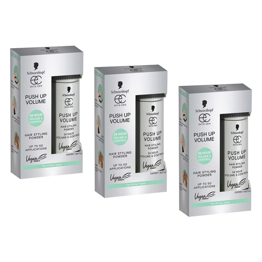 Schwarzkopf Extra Care Push Up Volume Powder 10g Pack of 3