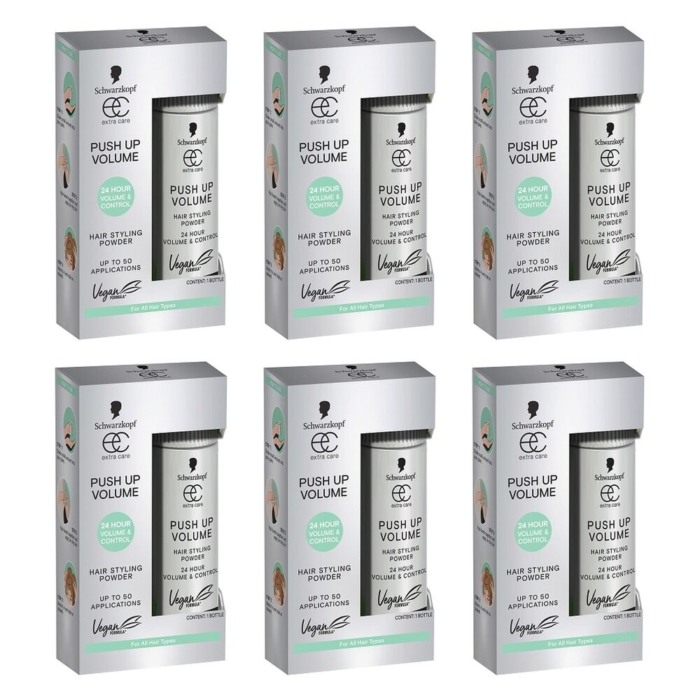 Schwarzkopf Extra Care Push Up Volume Powder 10g Pack of 6