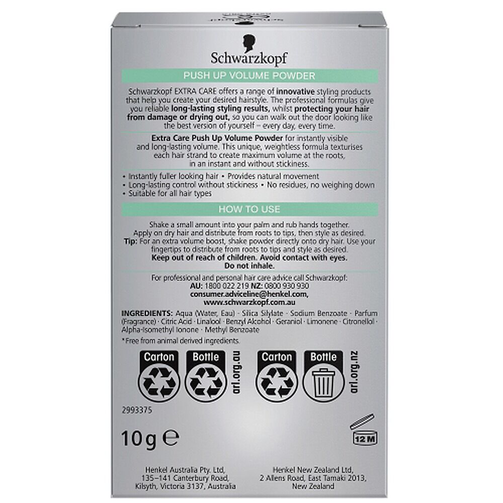 Schwarzkopf Extra Care Push Up Volume Powder 10g