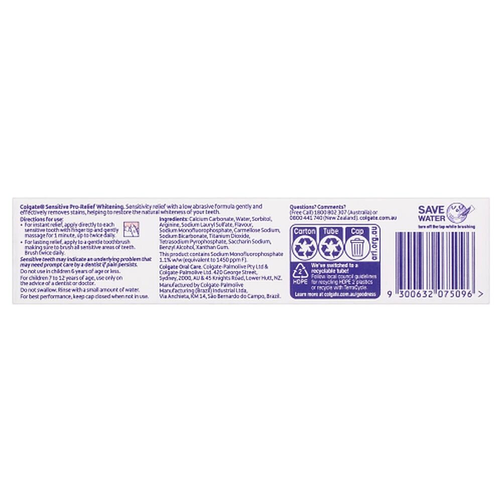 Colgate Sensitive Pro-Relief Multi Protection Toothpaste 110g
