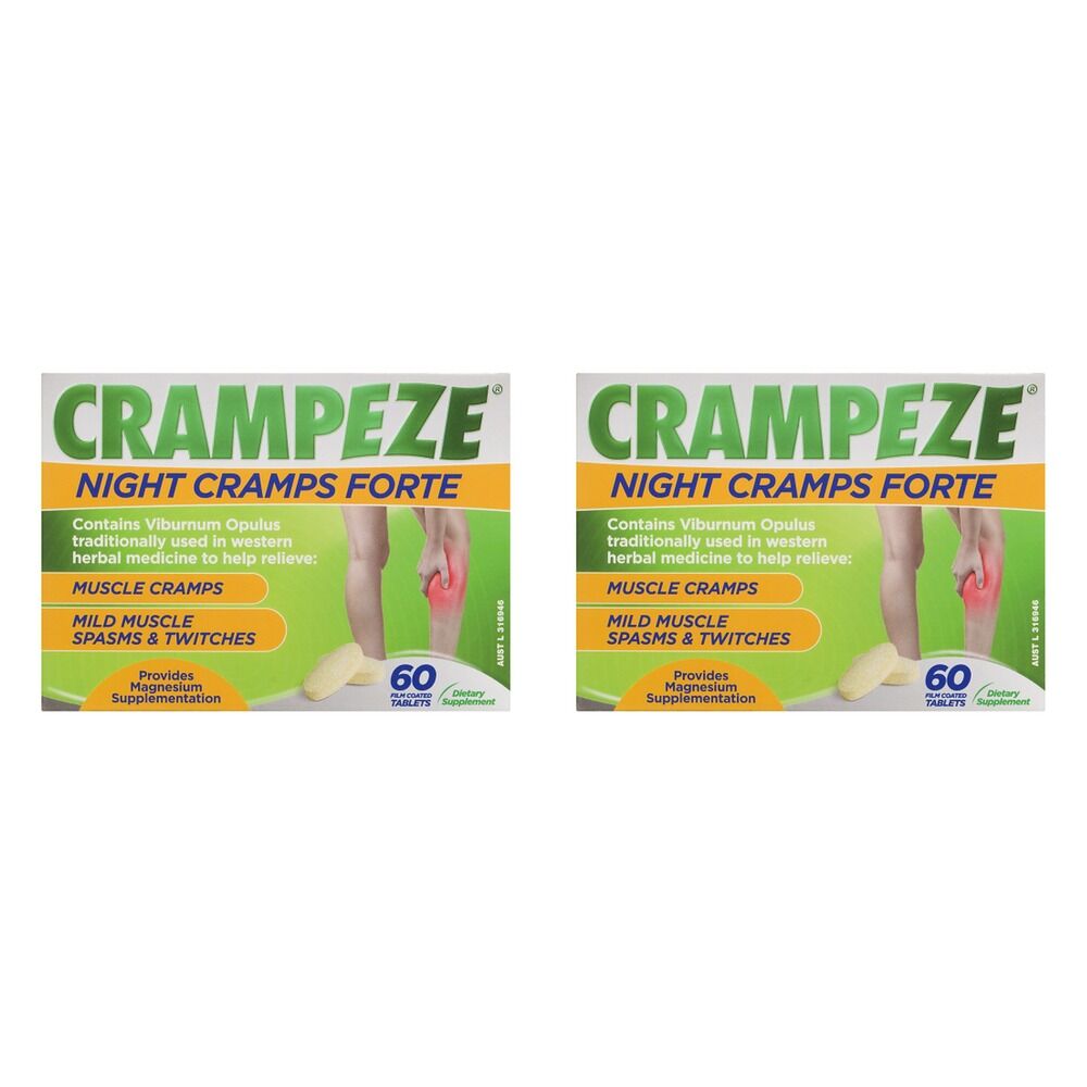 Crampeze Night Cramps Forte 60 Tablets Pack of 2