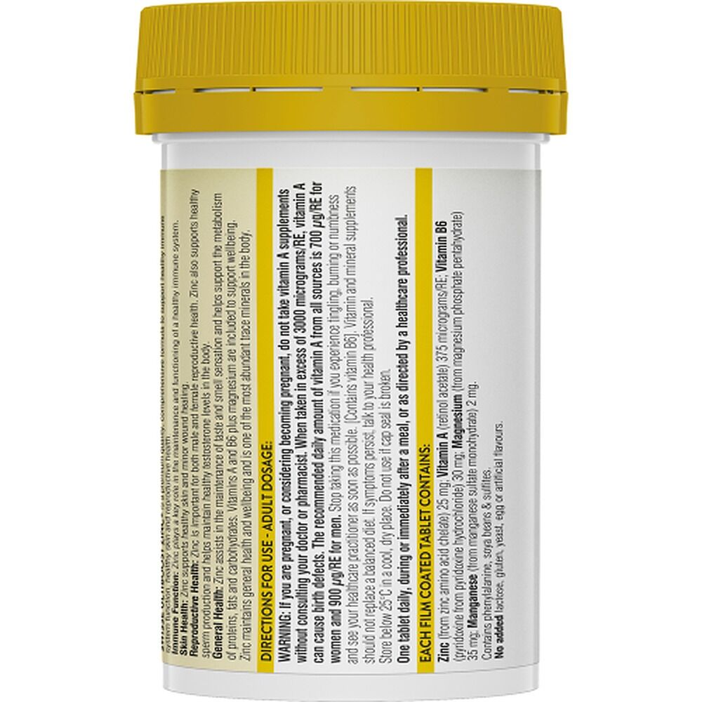 Swisse Ultiboost Zinc+ 60 Tablets