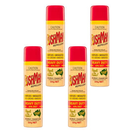 Bushman Personal Insect Repellent Heavy Duty 40% DEET 225 g Pack of 4