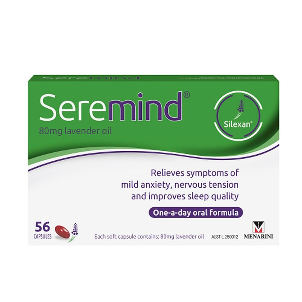 Seremind Lavender Oil 80mg 56 Capsules