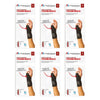 Thermoskin Thermal Adjustable Thumb Brace Black Pack of 6