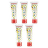 Jack N' Jill Natural Strawberry Fluoride Free Toothpaste 50g Pack of 5