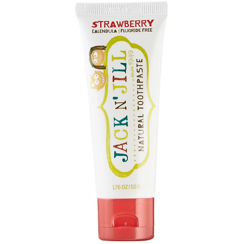 Jack N' Jill Natural Strawberry Fluoride Free Toothpaste 50g