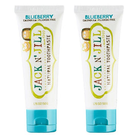 Jack N' Jill Natural Blueberry Fluoride Free Toothpaste 50g Pack of 2