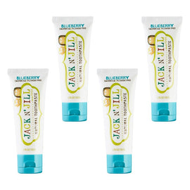 Jack N' Jill Natural Blueberry Fluoride Free Toothpaste 50g Pack of 4