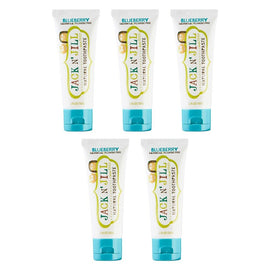 Jack N' Jill Natural Blueberry Fluoride Free Toothpaste 50g Pack of 5